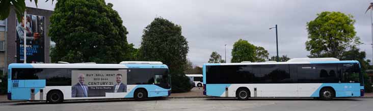 Transit Sysytems B7RLE CB80 1302 & Interline Volvo B8RLE Custom Endeavour 8136